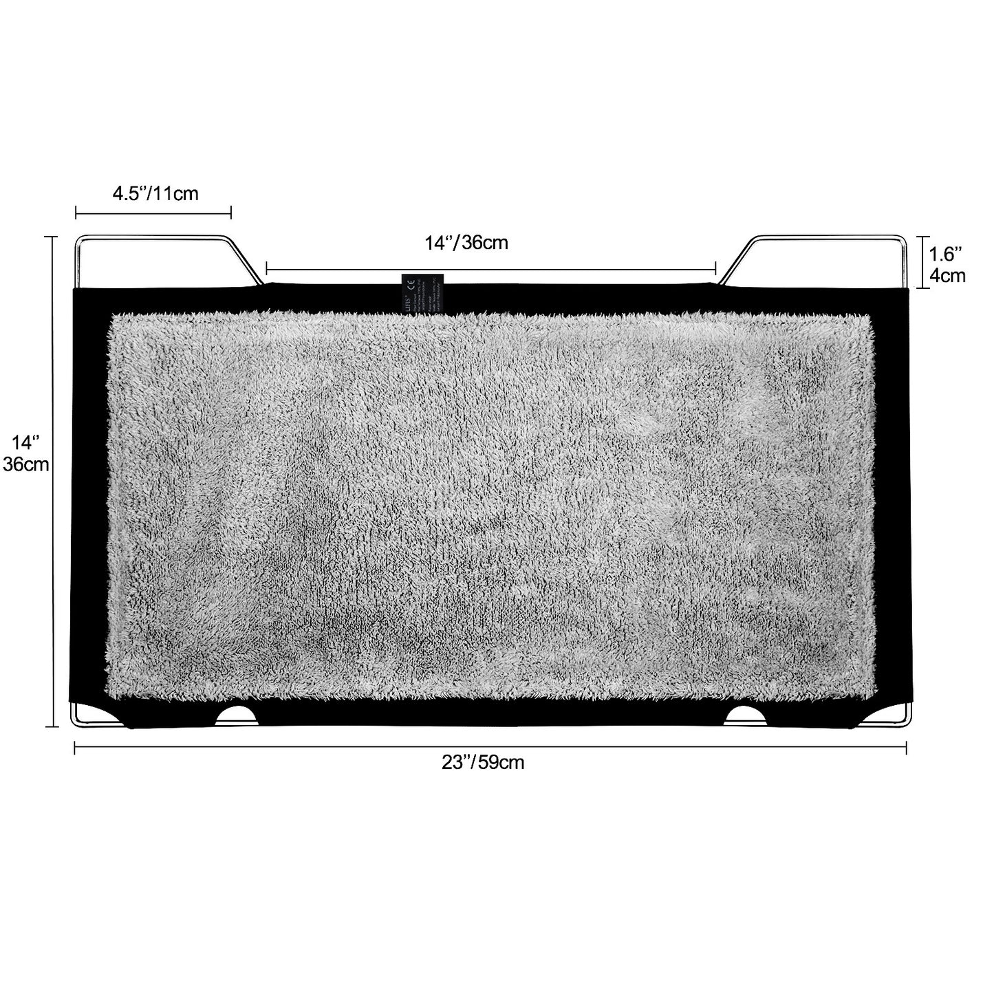 LIFIS Percha para ventana de gato, plegable para cerrar la cortina, marco de cara de gato